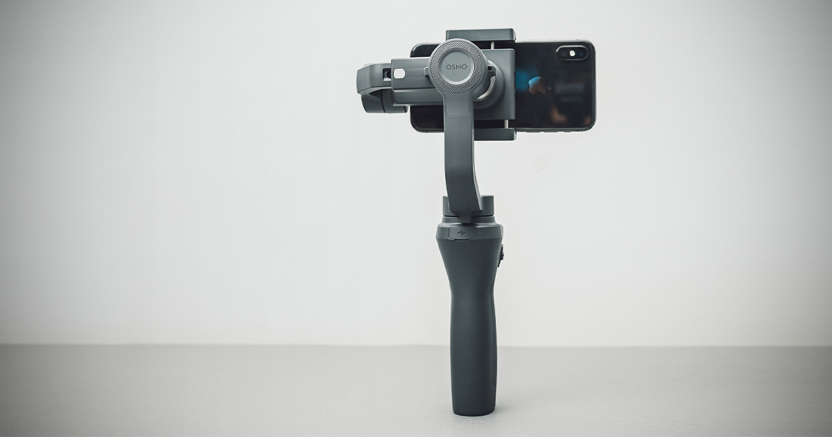 Ein Smartphone-Gimbal der Marke Osmo